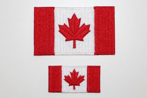 Canadian Flag Patches
